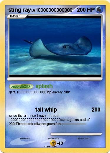 Pokemon sting ray