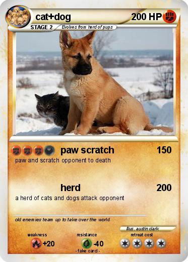 Pokemon cat+dog