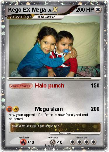 Pokemon Kego EX Mega