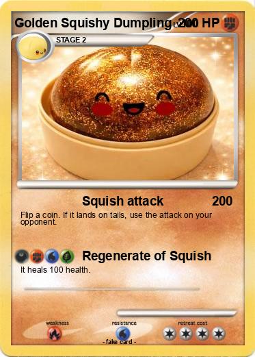 Pokemon Golden Squishy Dumpling