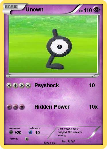 Pokemon Unown