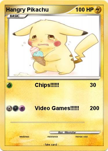 Pokemon Hangry Pikachu