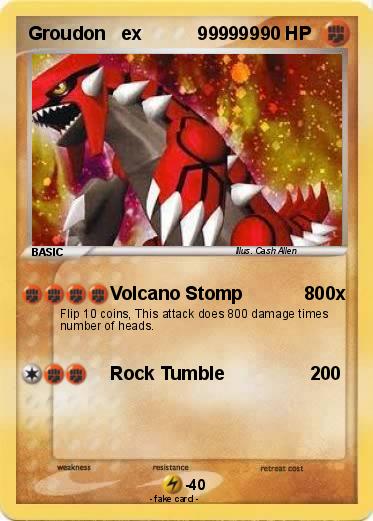 Pokemon Groudon   ex           999999