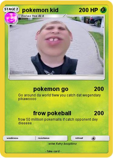 Pokemon pokemon kid