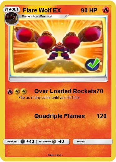 Pokemon Flare Wolf EX