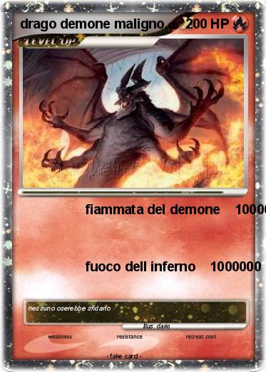 Pokemon drago demone maligno