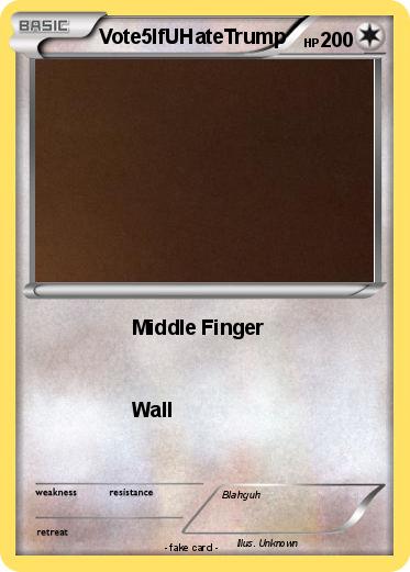 Pokemon Vote5IfUHateTrump