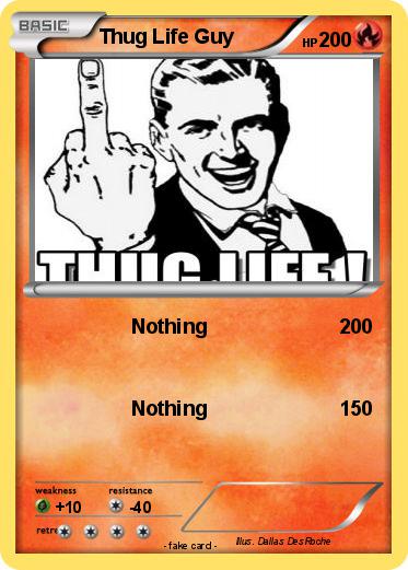 Pokemon Thug Life Guy