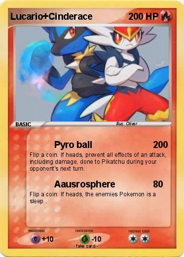 Pokemon Lucario+Cinderace