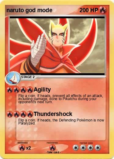 Pokemon naruto god mode