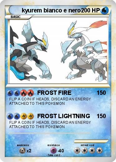 Pokemon kyurem bianco e nero
