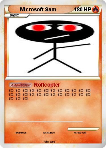 Pokemon Microsoft Sam