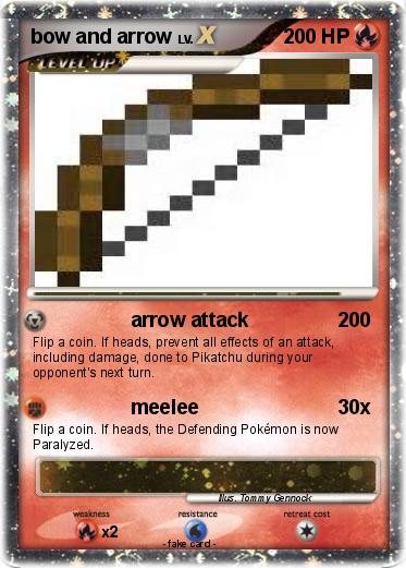 Pokemon bow and arrow