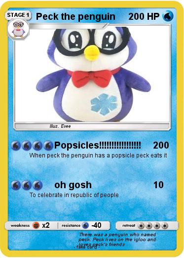 Pokemon Peck the penguin