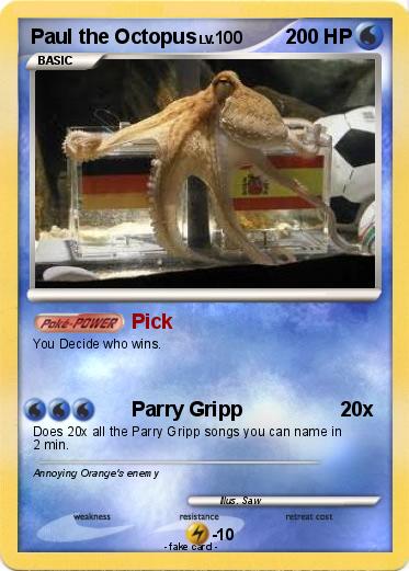 Pokemon Paul the Octopus