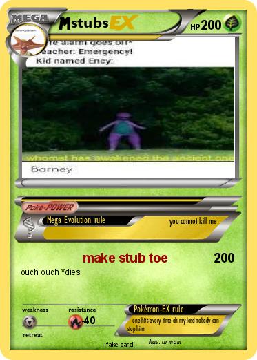 Pokemon stubs