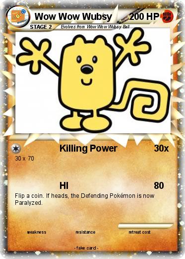 Pokemon Wow Wow Wubsy