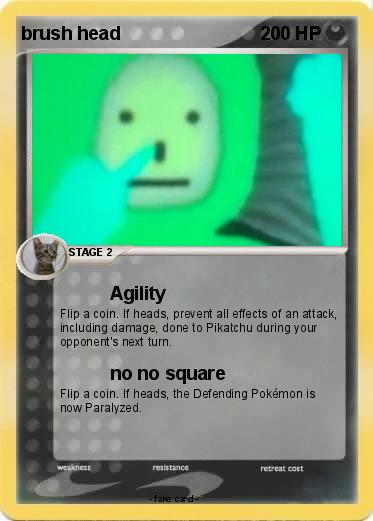 Pokemon brush head