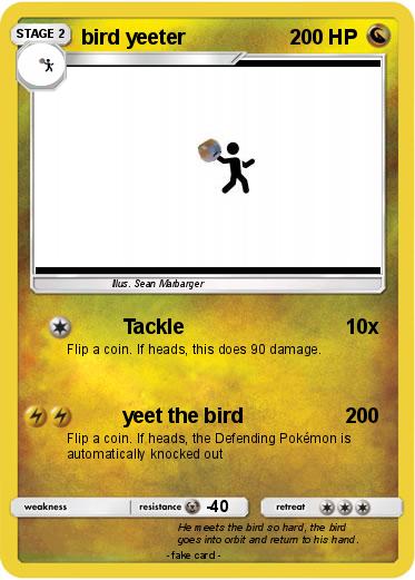 Pokemon bird yeeter