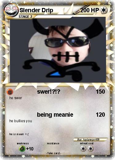 Pokemon Slender Drip