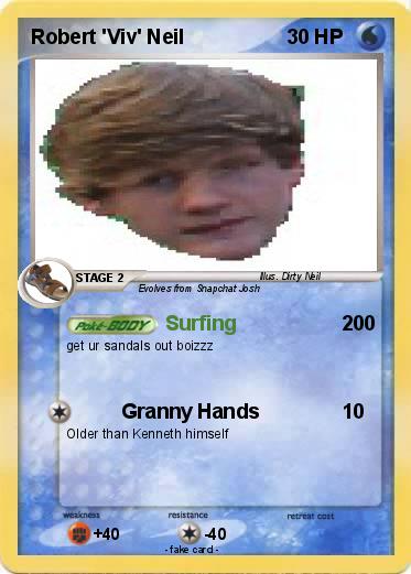 Pokemon Robert 'Viv' Neil