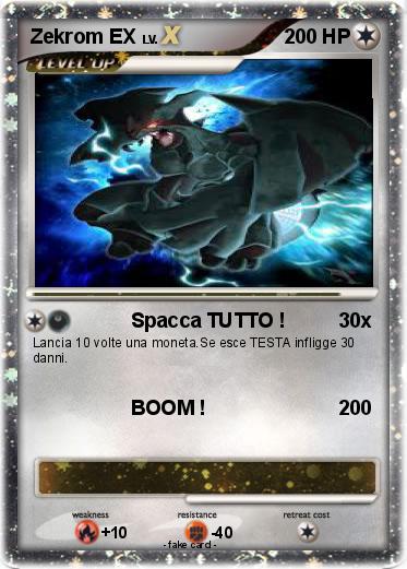 Pokemon Zekrom EX