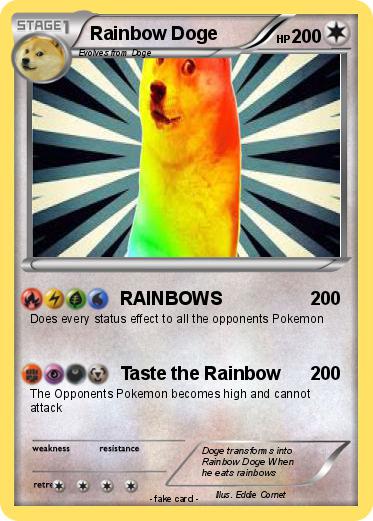 Pokemon Rainbow Doge