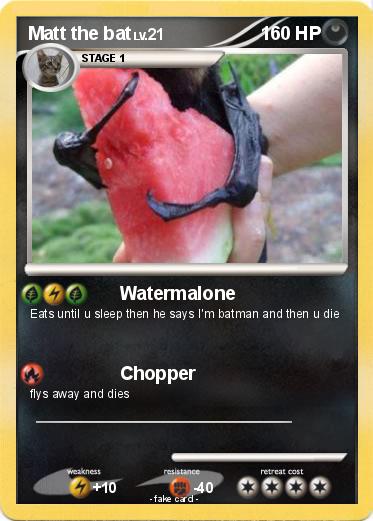 Pokemon Matt the bat