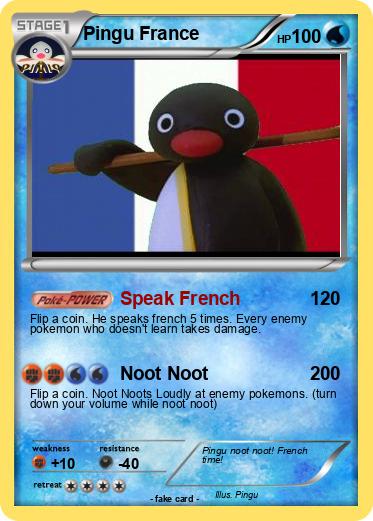 Pokemon Pingu France