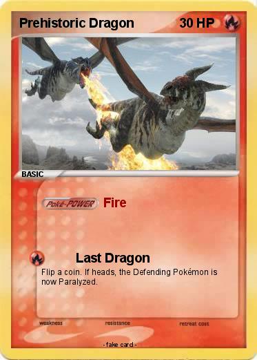 Pokemon Prehistoric Dragon