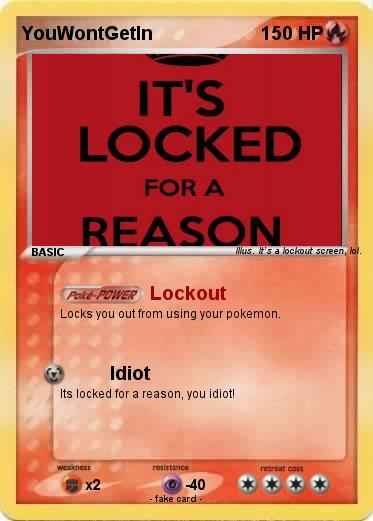 Pokemon YouWontGetIn
