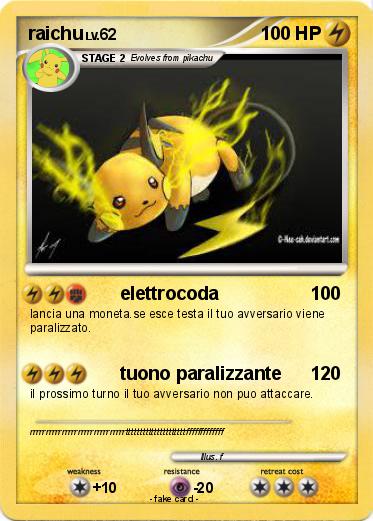 Pokemon raichu
