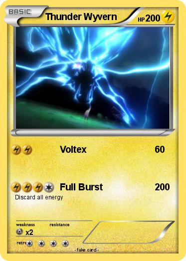 Pokemon Thunder Wyvern