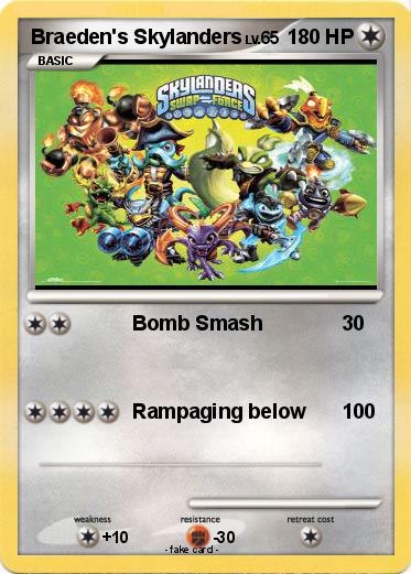 Pokemon Braeden's Skylanders