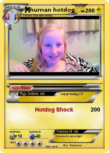 Pokemon human hotdog