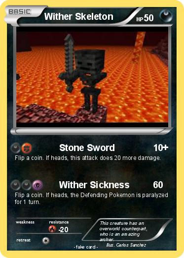 Pokemon Wither Skeleton
