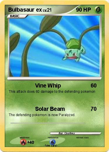 Pokemon Bulbasaur ex