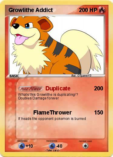 Pokemon Growlithe Addict
