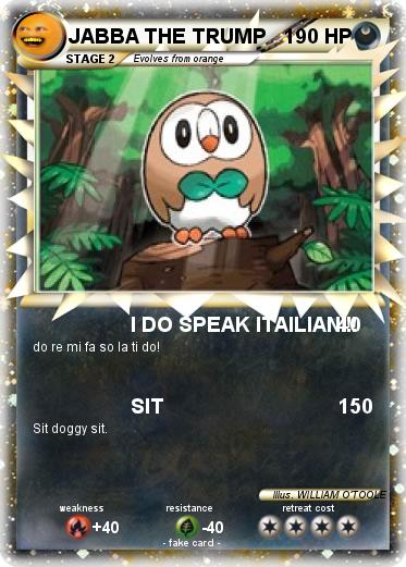 Pokemon JABBA THE TRUMP