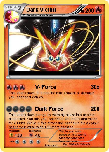 Pokemon Dark Victini