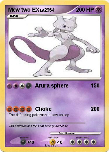 Pokemon Mew two EX