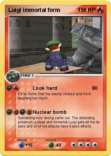 Pokemon Luigi immortal form