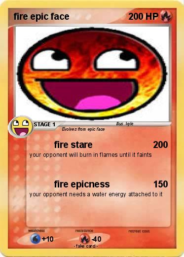 Pokemon fire epic face