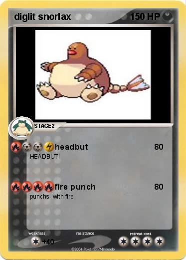Pokemon diglit snorlax