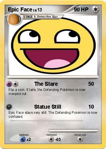 Pokemon Epic Face