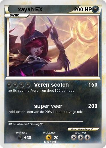 Pokemon xayah EX