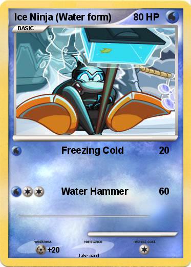 Pokemon Ice Ninja (Water form)