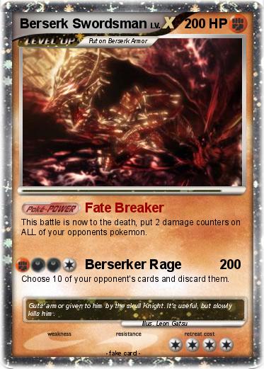 Pokemon Berserk Swordsman