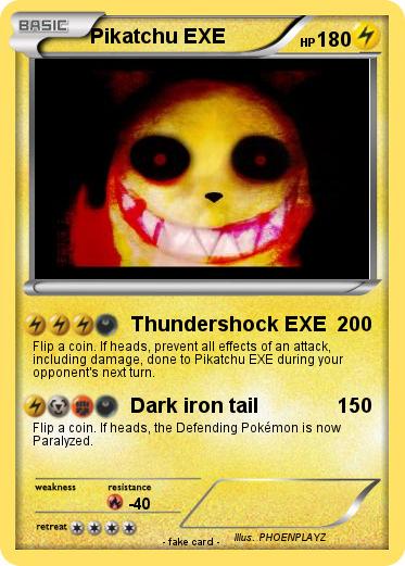Pokemon Pikatchu EXE