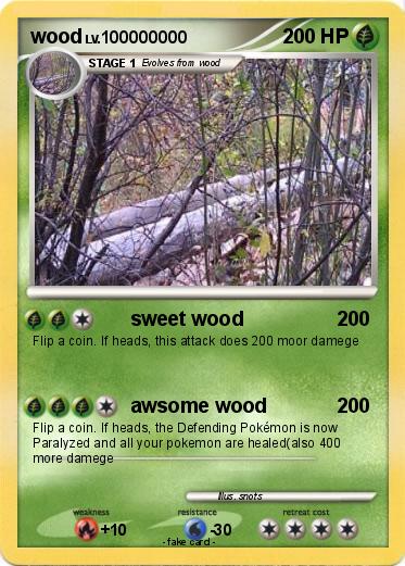 Pokemon wood